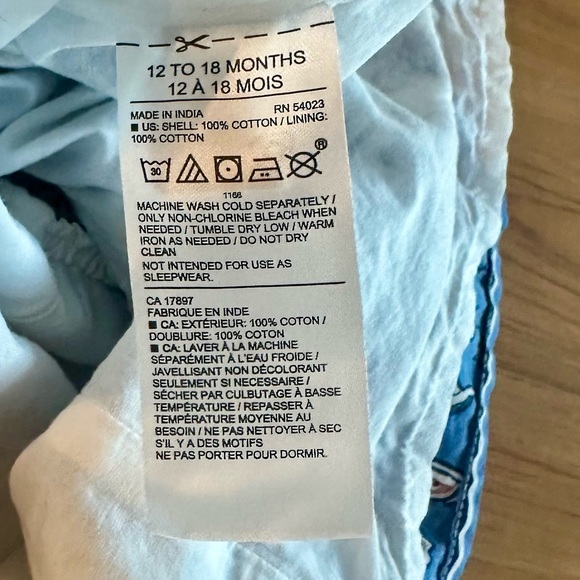 Janie + Jack Floral Border Jumpsuit Size 12-18 Months - Picture 15 of 15